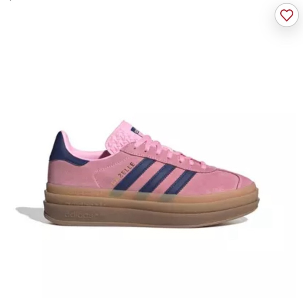 adidas Originals Gazelle Bold "Pink Glow/ Victory Blue/Gum" Women's Shoe